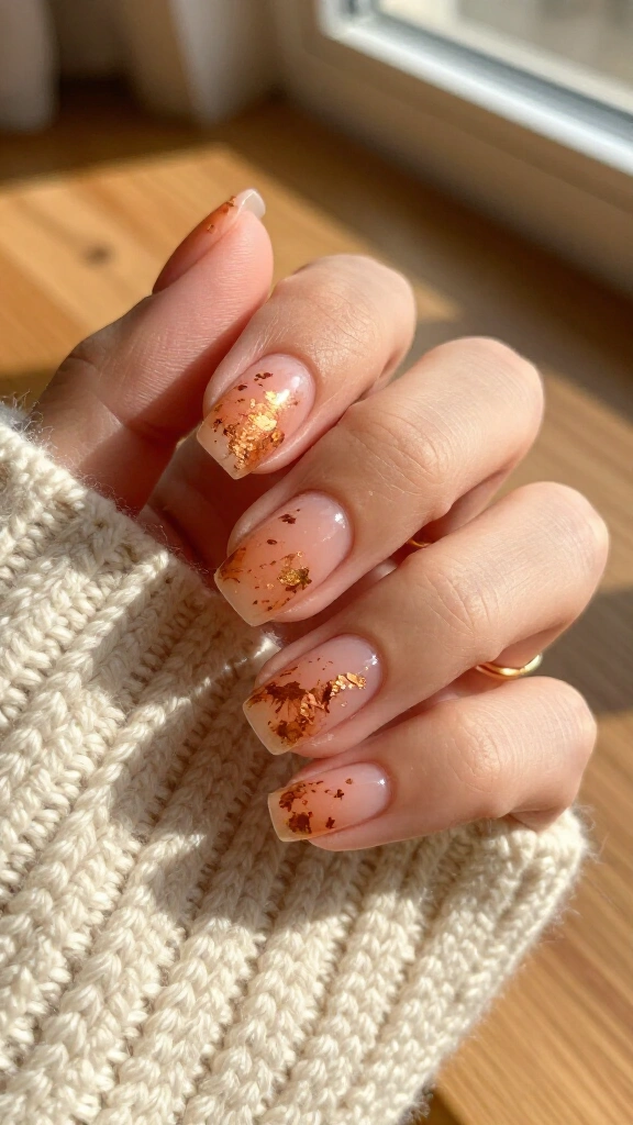 Antique Copper Foil Flakes