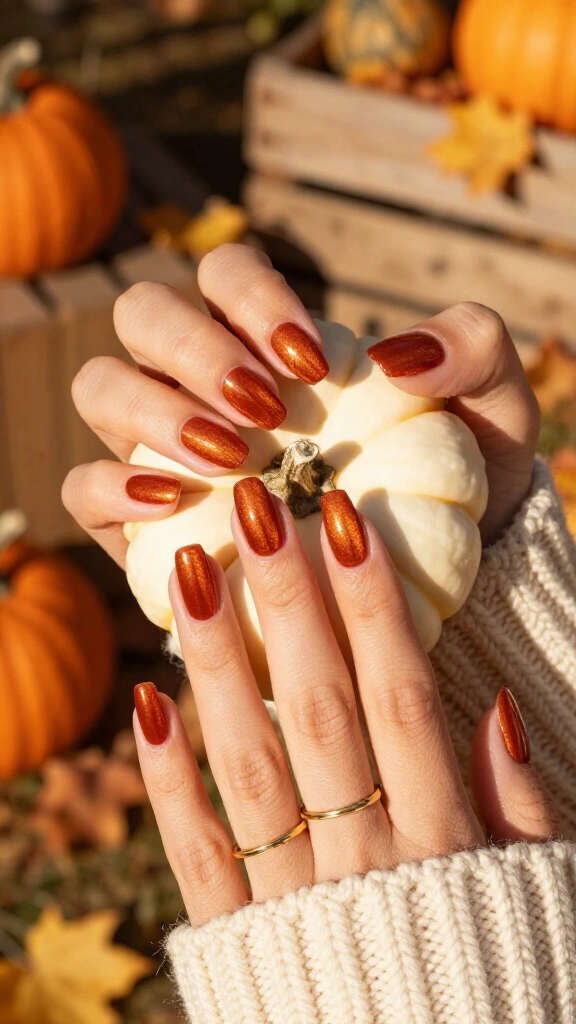 Burnt Orange Velvet Magnetic