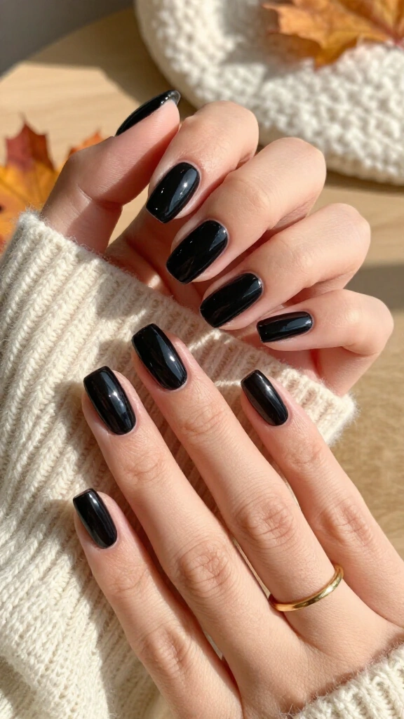 Applying Streaky, Low-Pigment Dark Polishes