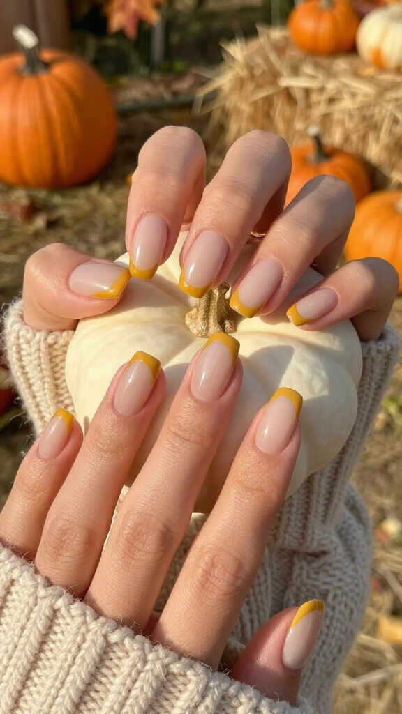 Warm Mustard Yellow Micro-French