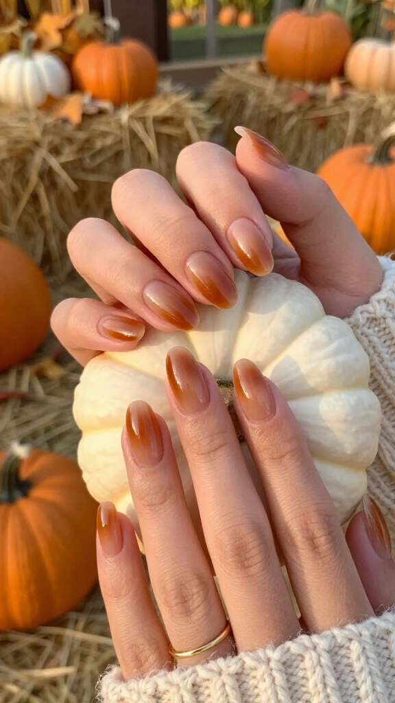 Butterscotch Jelly Nails