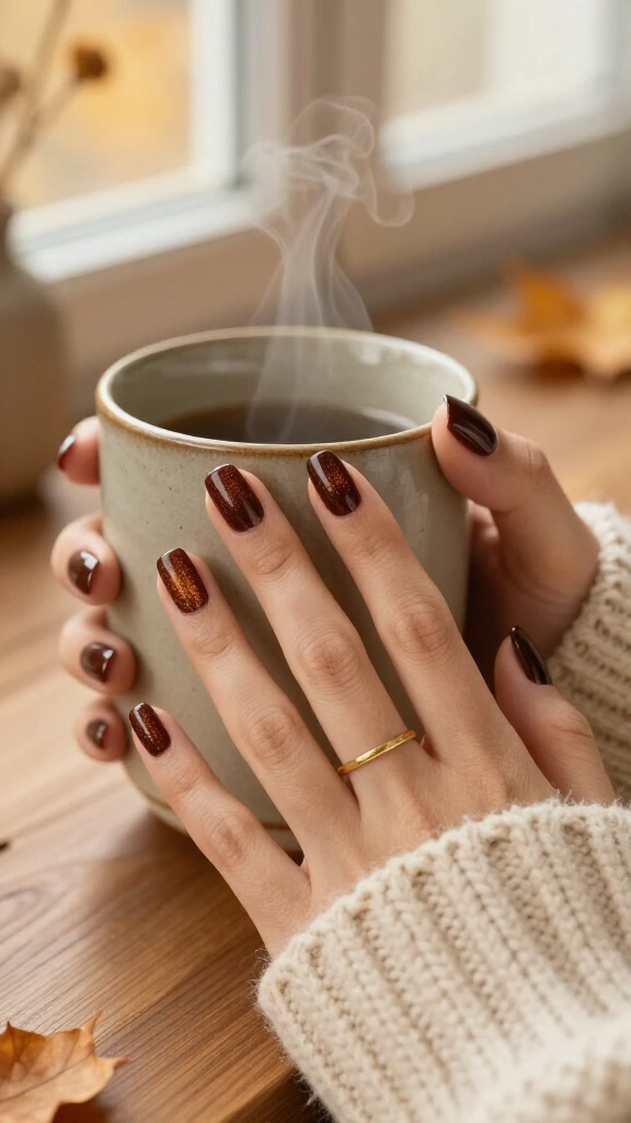 Chocolate cat-eye velvet gel