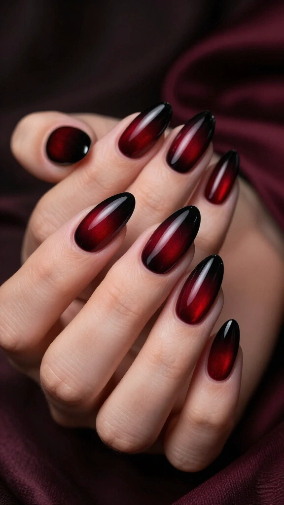 Blood Red Vampy Ombré