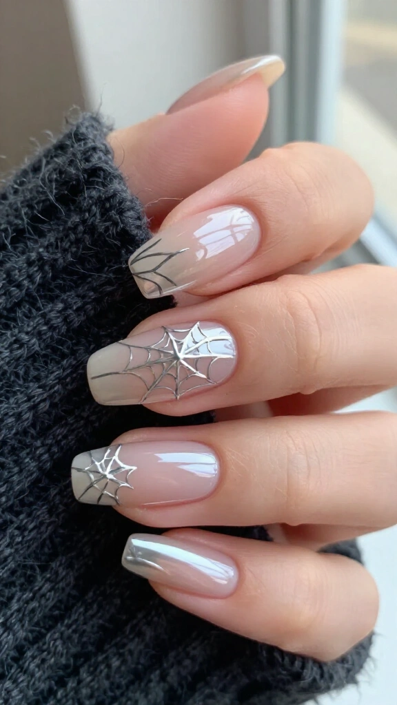 Ultra-Fine Silver Spiderweb Accents