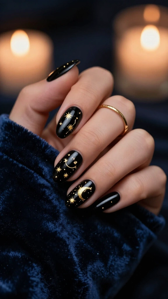 Gold Celestial Constellations