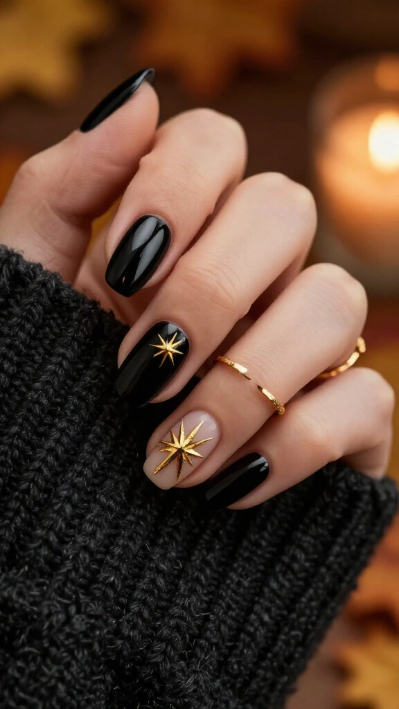 Gold Starburst Cuticle Accents