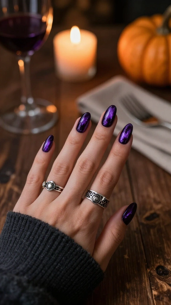 Hocus Pocus Velvet Purple Shimmer