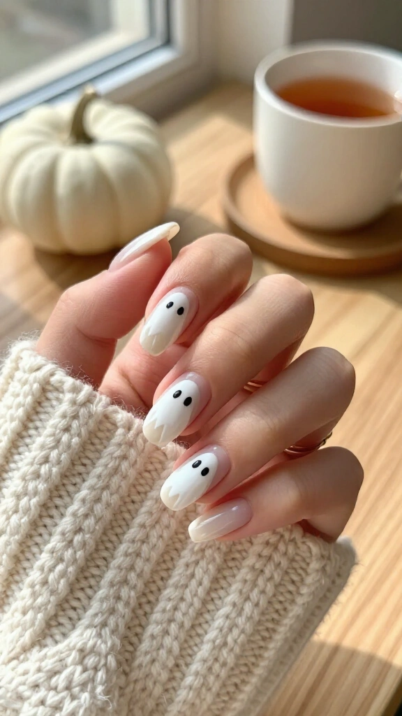 Milky White Floating Ghosts