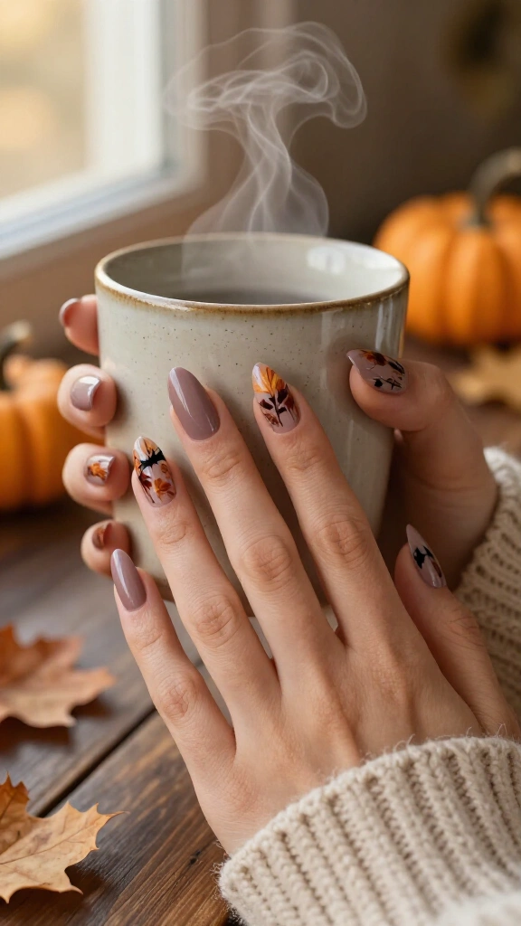Moody Muted Fall Florals with Bats