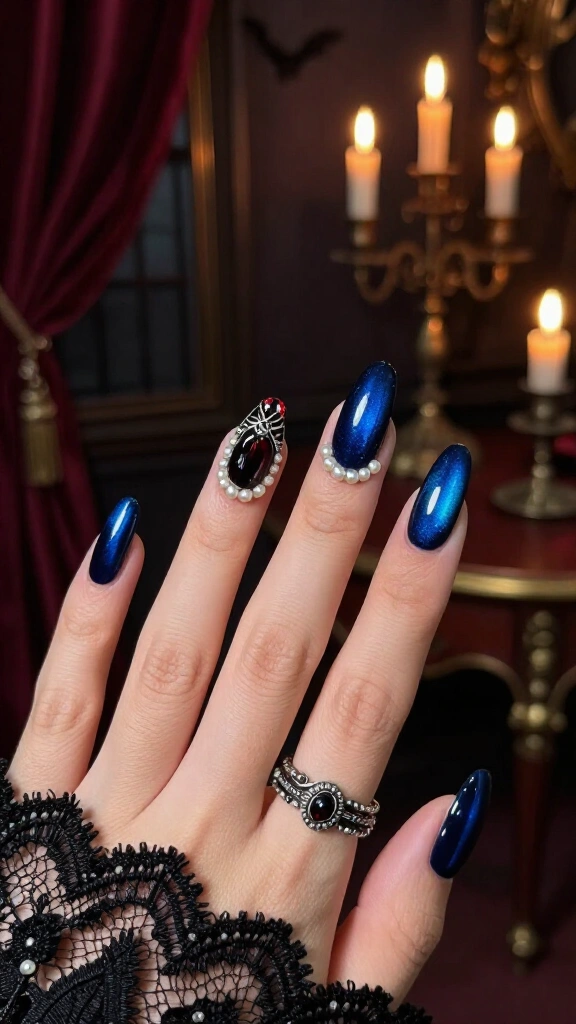 Pearl-Studded Haunted Mansion Velvet