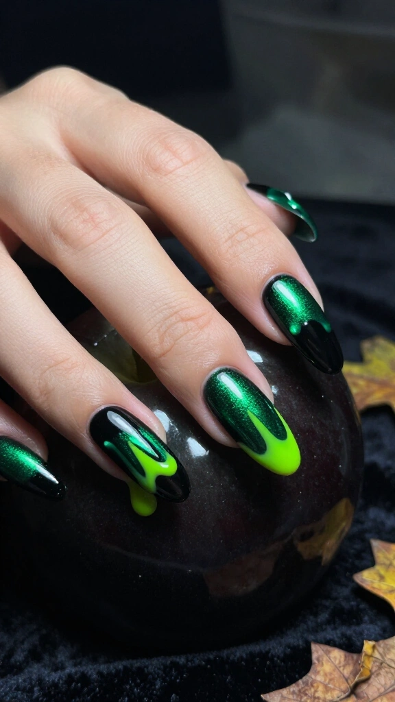 Abstract Poison Apple Drips