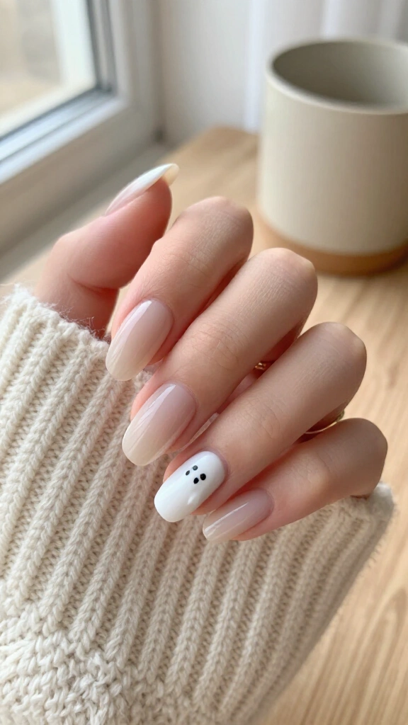 Neutral Nude with Micro Ghost Accents
