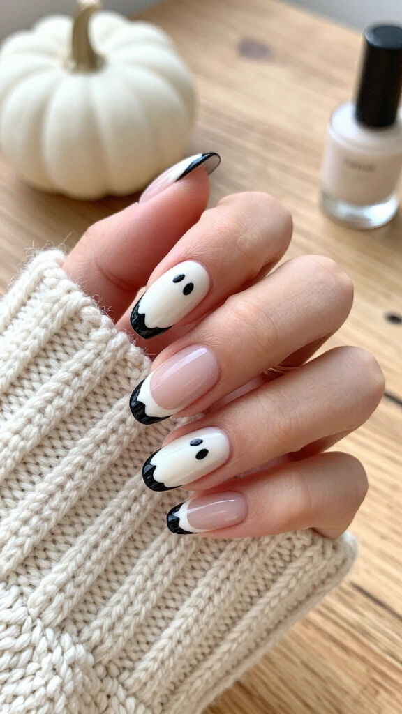 Ghost French Tips