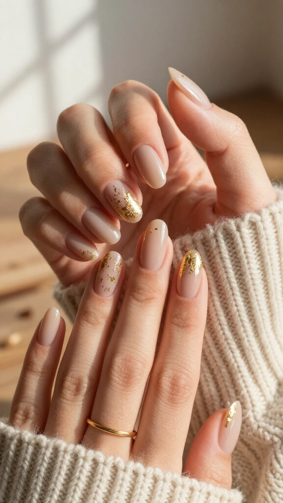 Gilded Gold Leaf on Bare Nude