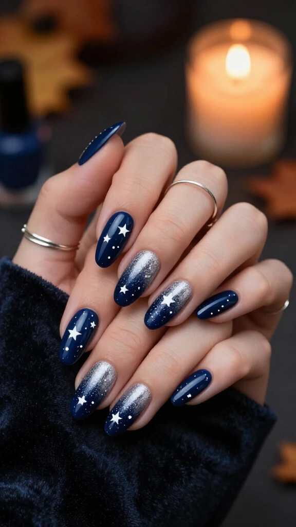 Midnight Blue Magic Sparkles