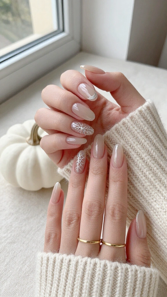 Neutral Spider Web Half-Moons