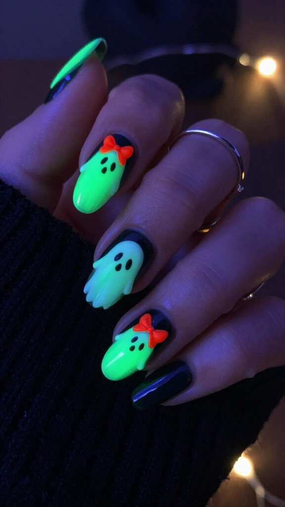 Glow-in-the-Dark Ghost Kitty