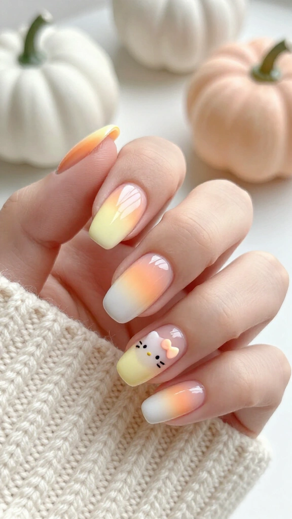 Candy Corn Pastel Ombré