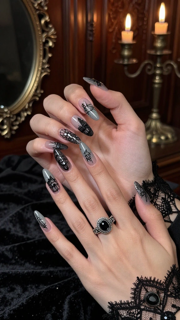 Phantom Manor Victorian Black Lace