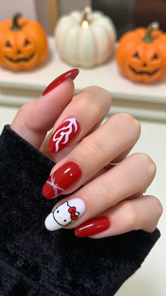 Candy Apple Red Swirls