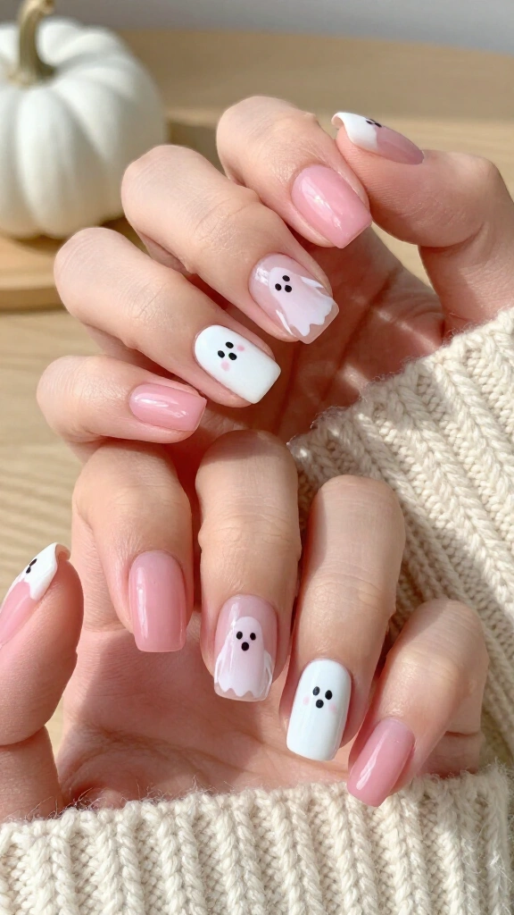 Friendly floating ghosts on short square tips