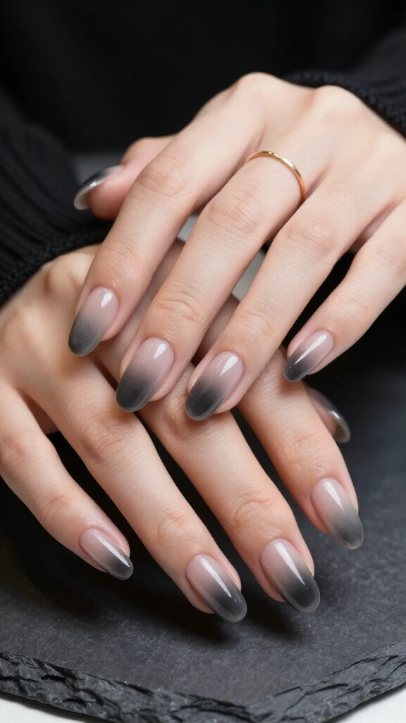 Smoked Quartz Aura Manicure
