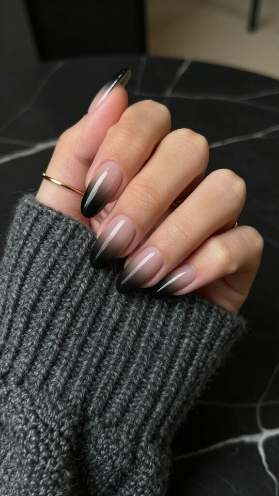 Ombré Jet-Black Shadow Fade