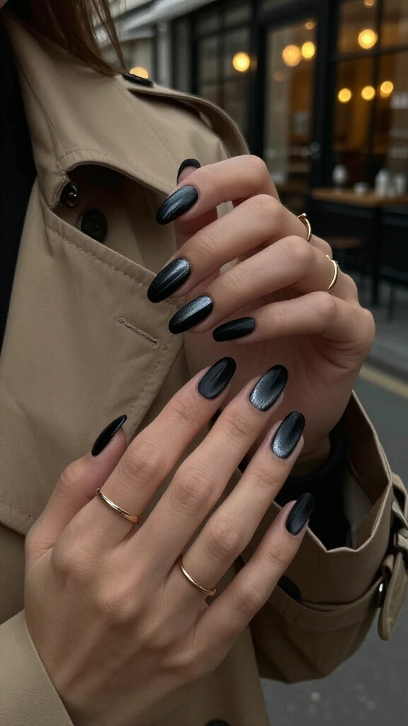 Matte Black Velvet Cat Eyes