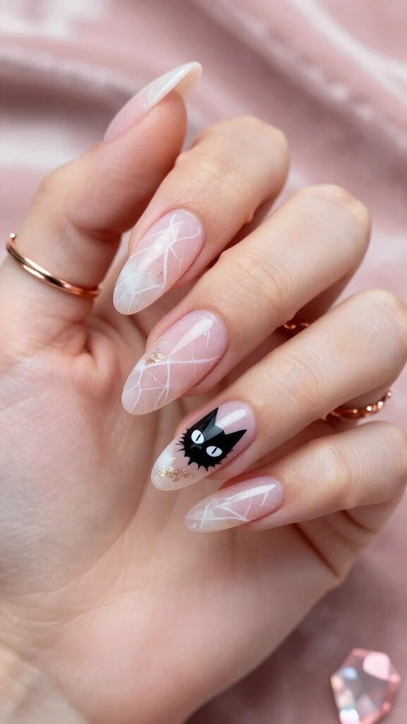 Shimmering Rose Quartz Cat Claws