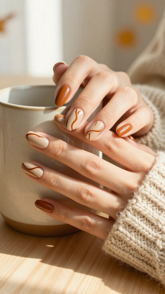 Cinnamon Swirl Lines