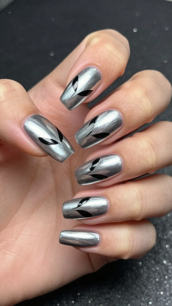 Chrome Alien Faces
