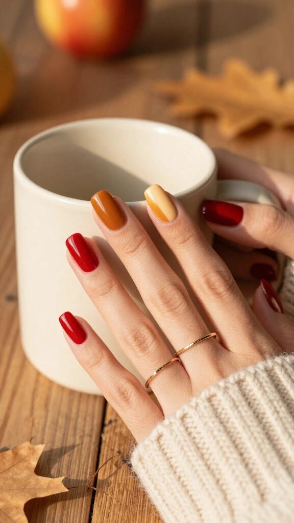 Caramel Apple Split Tones