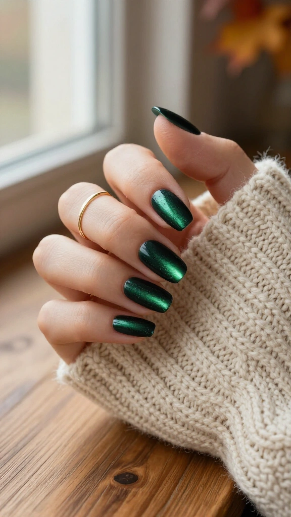 Forest Green Velvet Magnetic