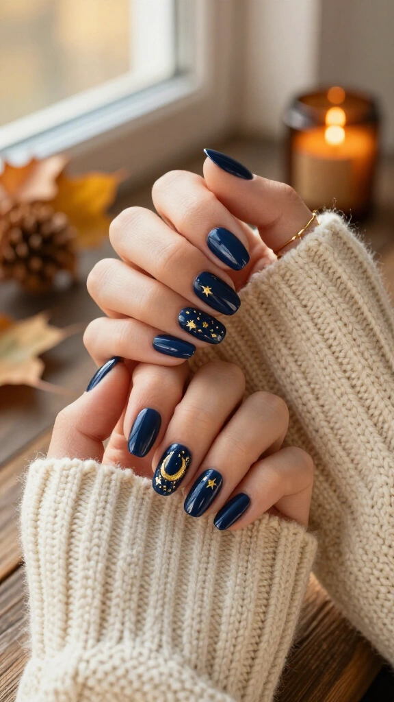 Witchy Gold Stars & Moons