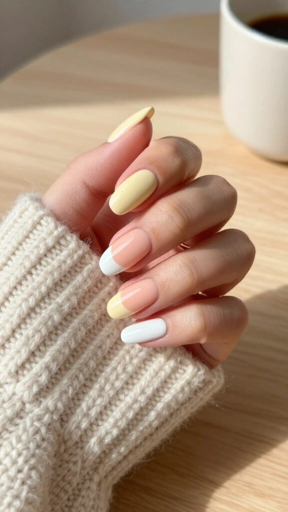 Pastel Candy Corn Blocks