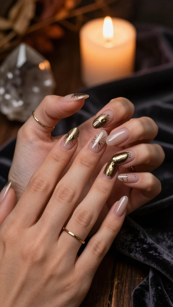 Metallic Ouija Accents