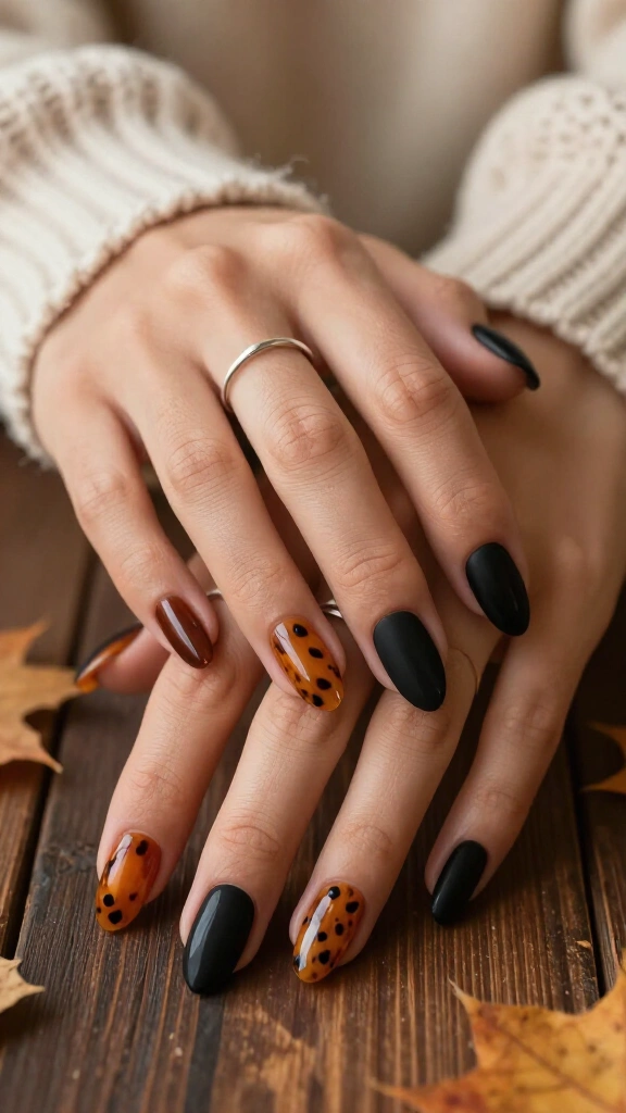 Tortoiseshell & Obsidian Dual Polish