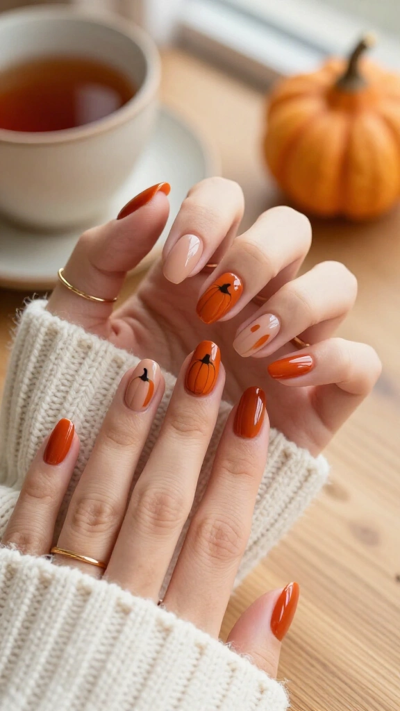 Negative Space Pumpkin Cutouts
