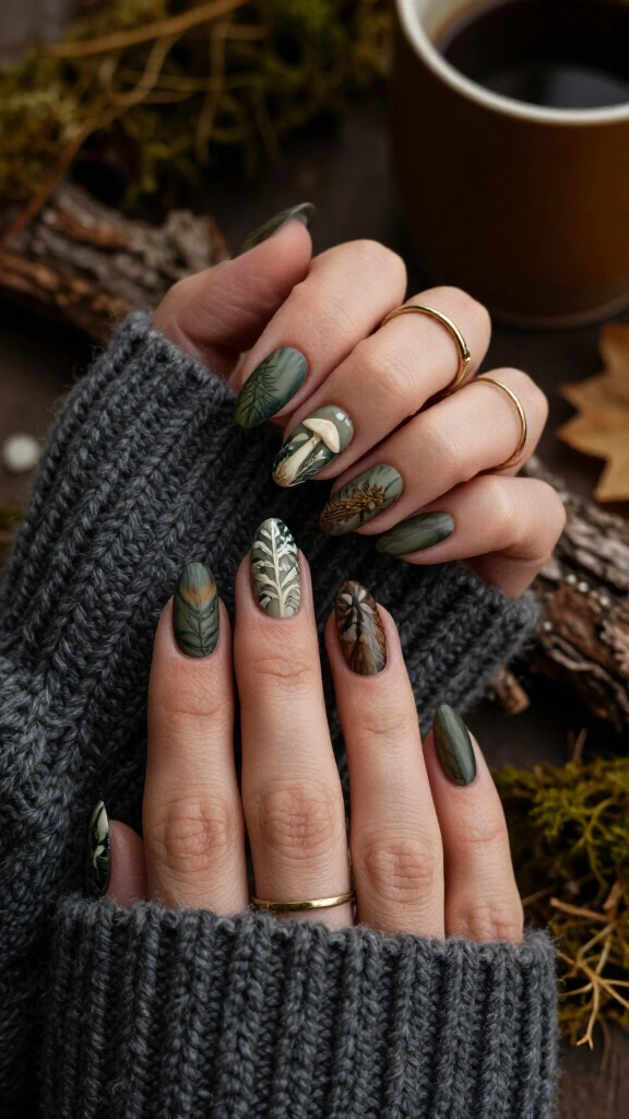 Moody Dark Forest Camo-Flora