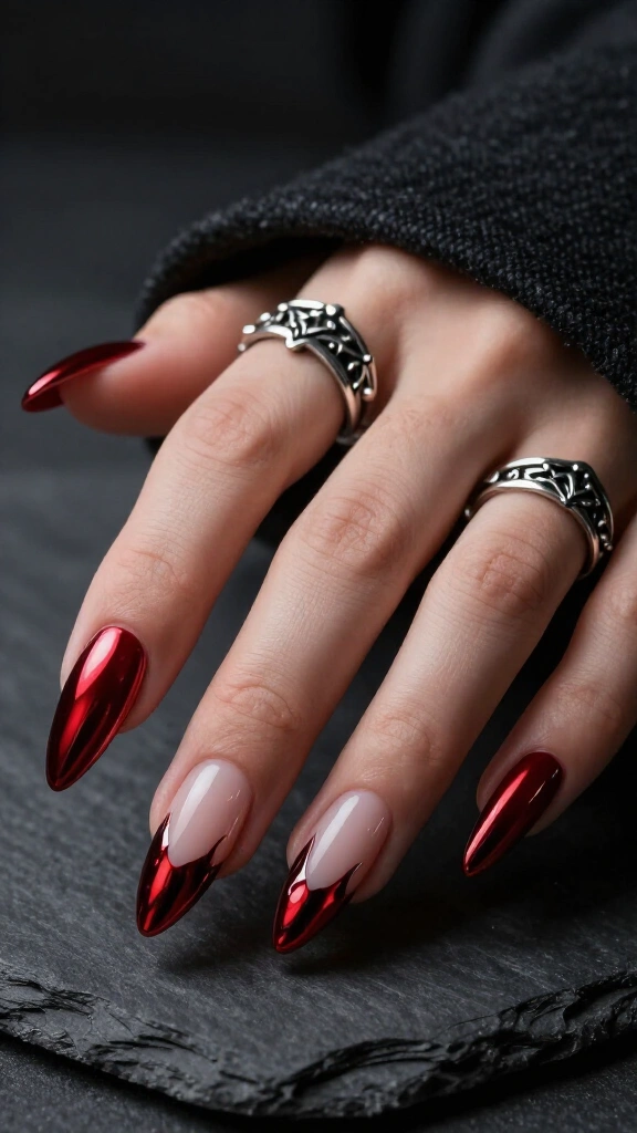 Blood-Drop Chrome Frenchies
