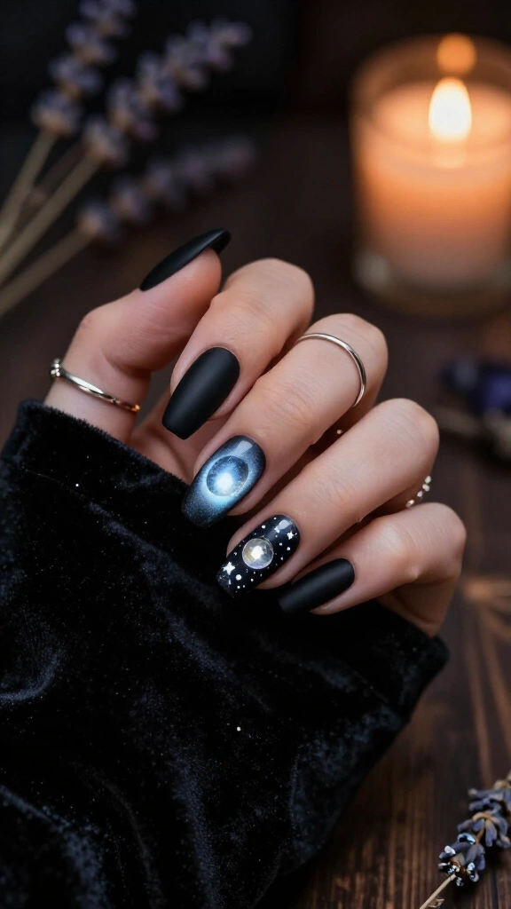 Crystal Ball Cat-Eye Accents