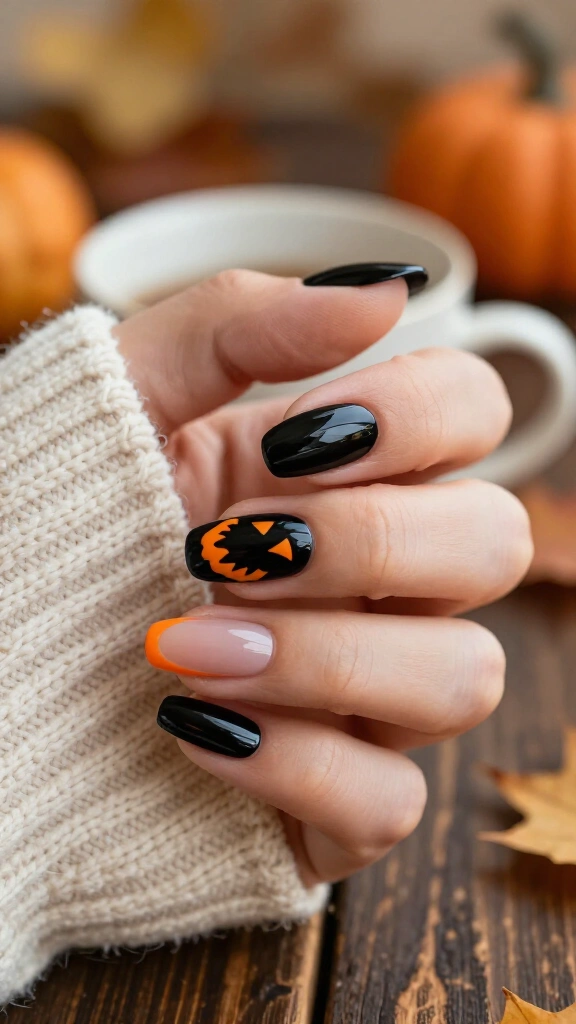 Negative Space Jack-o