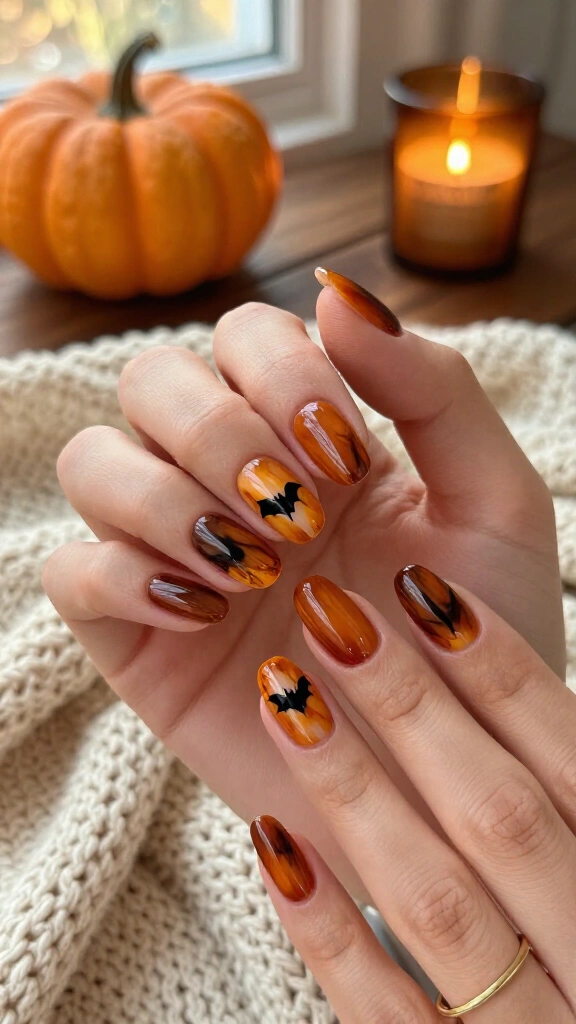 Amber Tortoiseshell & Spooky Accents