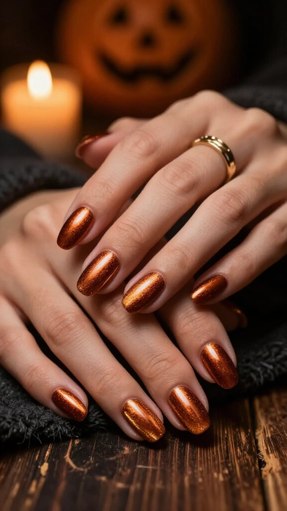 Velvet Magnetic Copper Cat-Eye