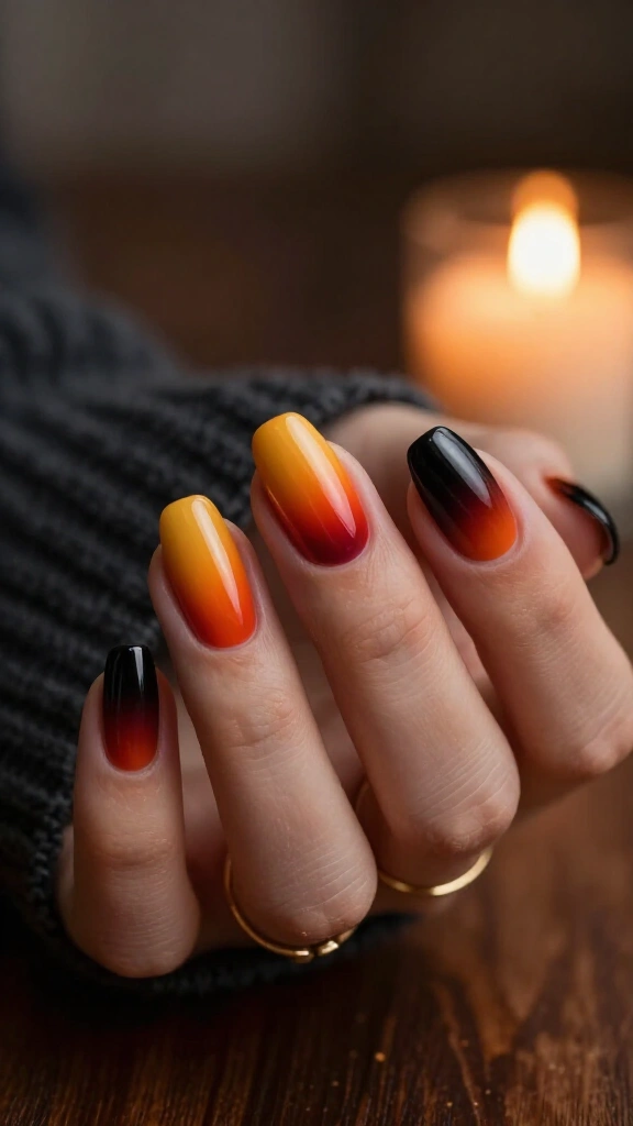 Moody Ombré Sunset to Obsidian