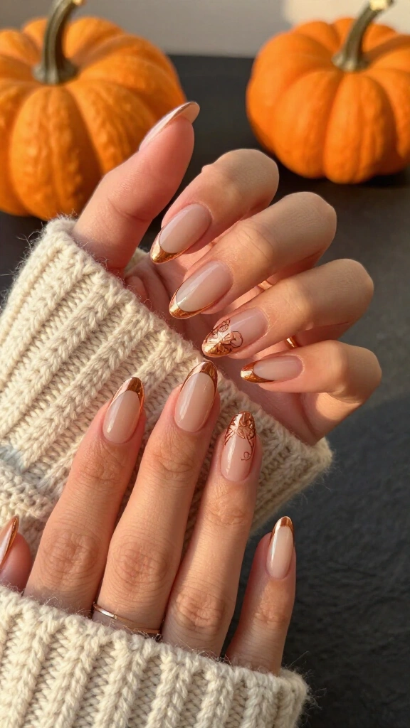 Gilded Outline Copper French