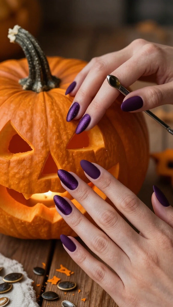 Matte Plum Witchcraft Velvet Gel