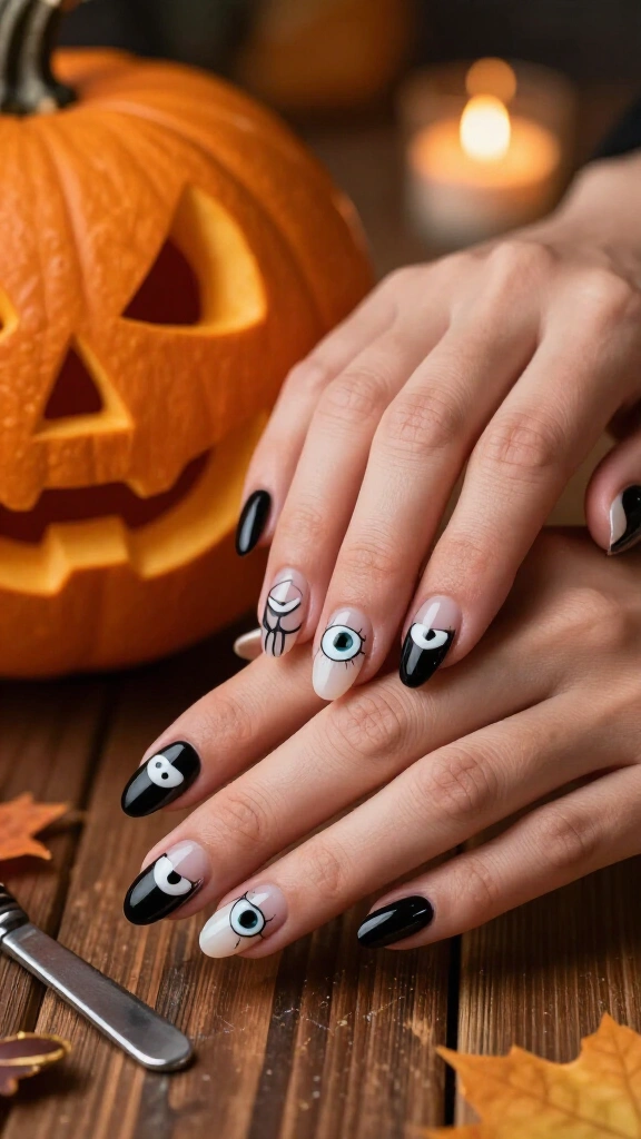 Spooky Eye Negative-Space Gel