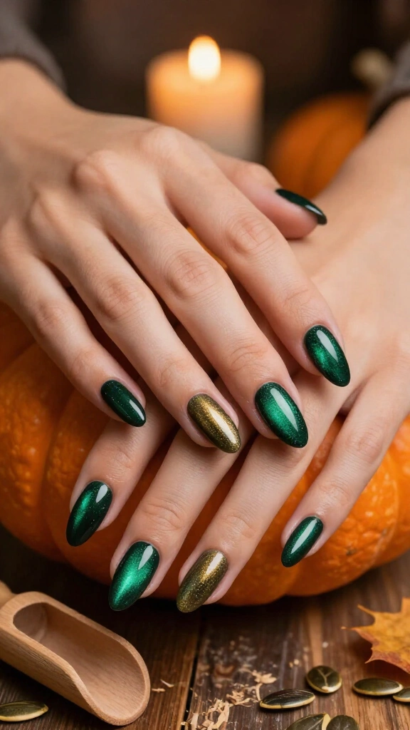 Haunted Forest Emerald Cat-Eye
