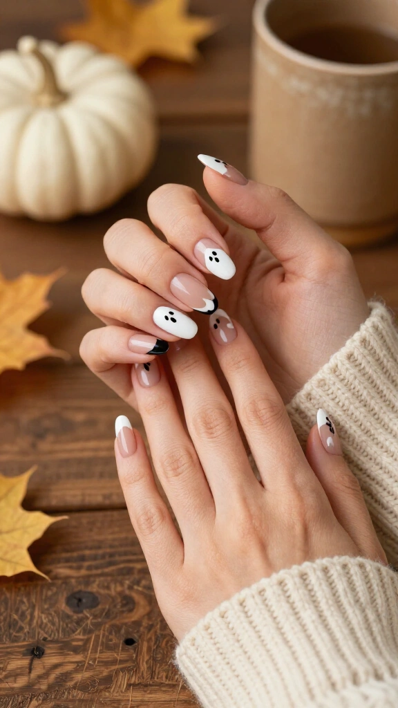 Ghostly French Tips
